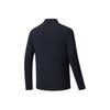 Anta Champion Glory Simple Solid Color Stand Collar Pullover Casual Long Sleeve Knit Sweater Men Tops 152530411-5
