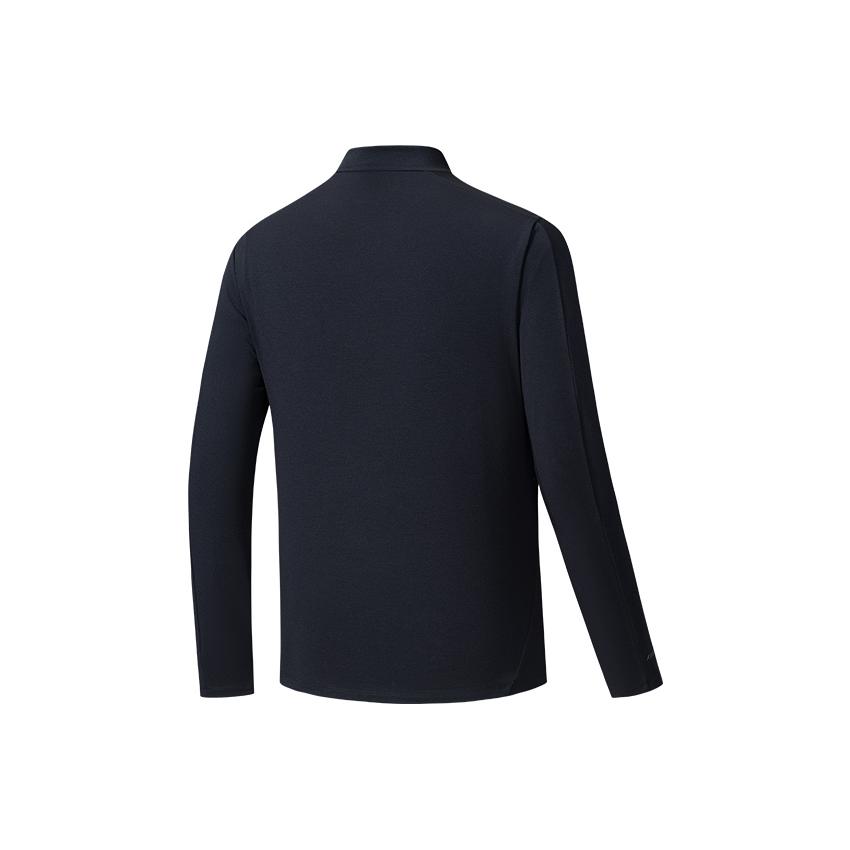 Anta Champion Glory Simple Solid Color Stand Collar Pullover Casual Long Sleeve Knit Sweater Men Tops 152530411-5