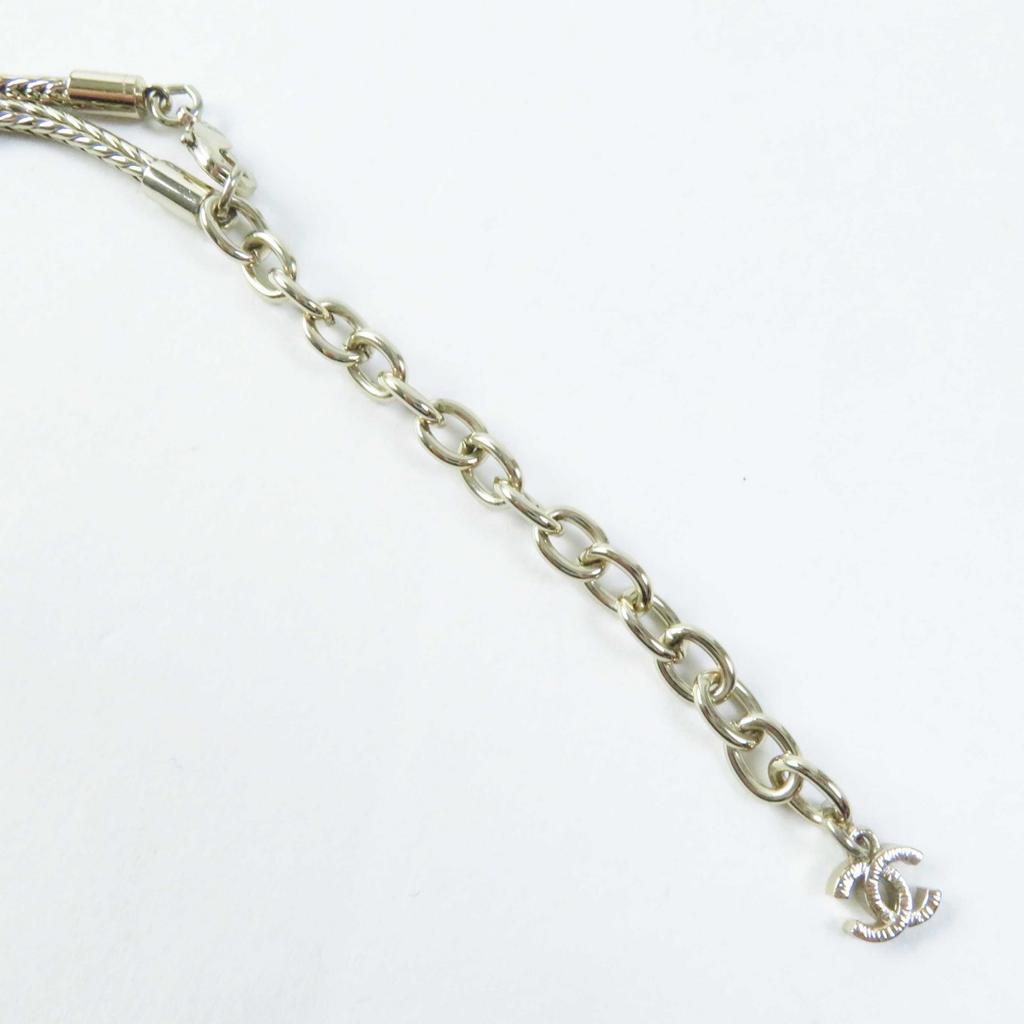 Excellent CHANEL Necklace MADEMOISELLE Rhinestone COCO Mark Gold Women Y22X Used