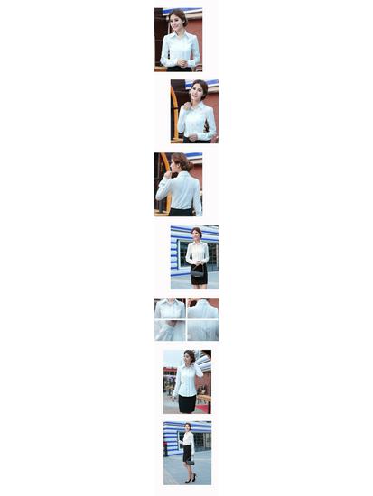 2024 Summer Women's White Chiffon Work Shirt, Plus Size, Professional Short-Sleeve OL Style