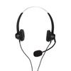 H360DUSB Double Sided Headset Black Volume Adjustment USB Business Headset with USB Plug for