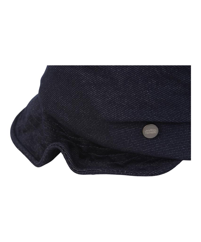 Yunibeosyeolkemiseuteuli Wire Wrinkle Poly Navy Marine Cap