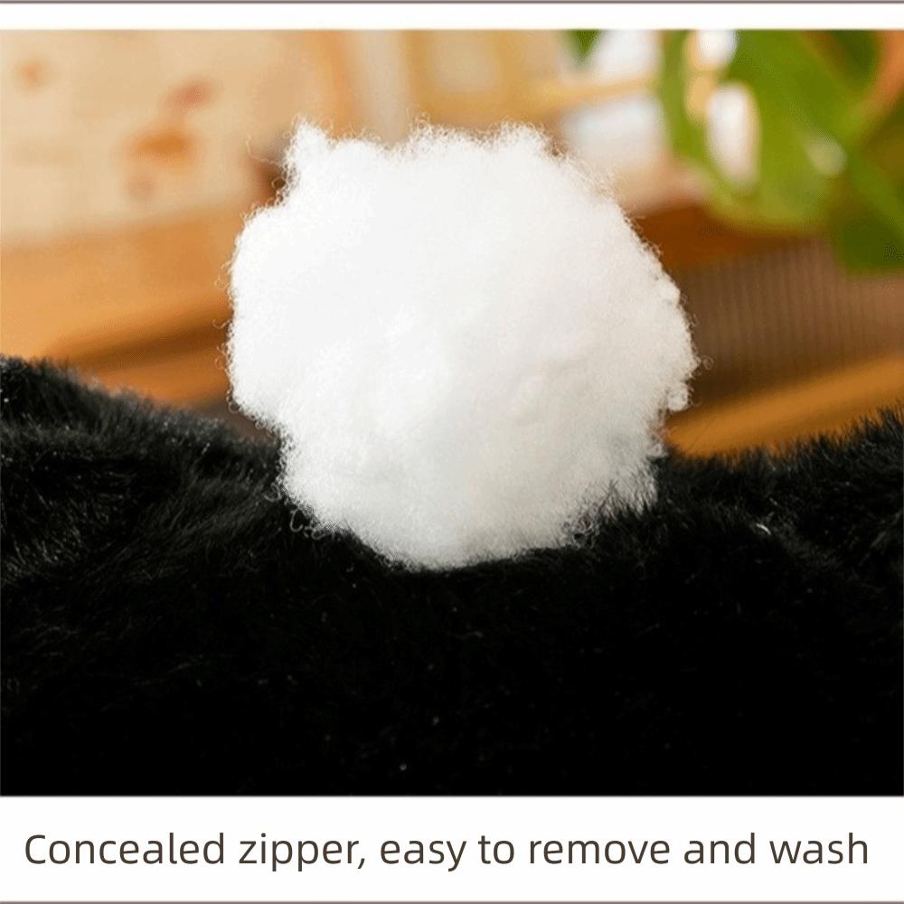 Ins Style Black Cat Plush Toy Super Soft Cat Stuffed Toy Gift Idea Cat Plush Doll Birthday Gifts