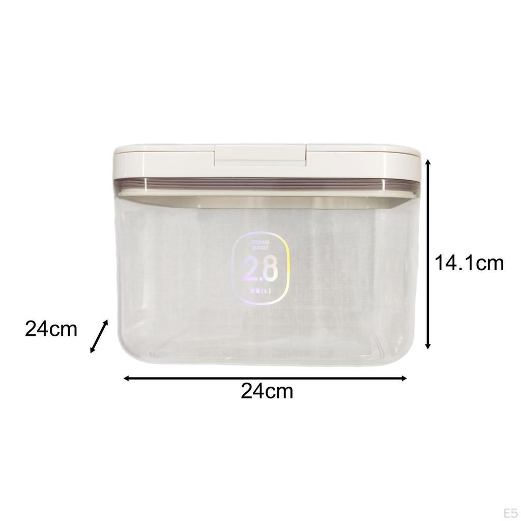 Pet Food Storage Container Leakproof Keep Fresh Bin Cat Box Bucket