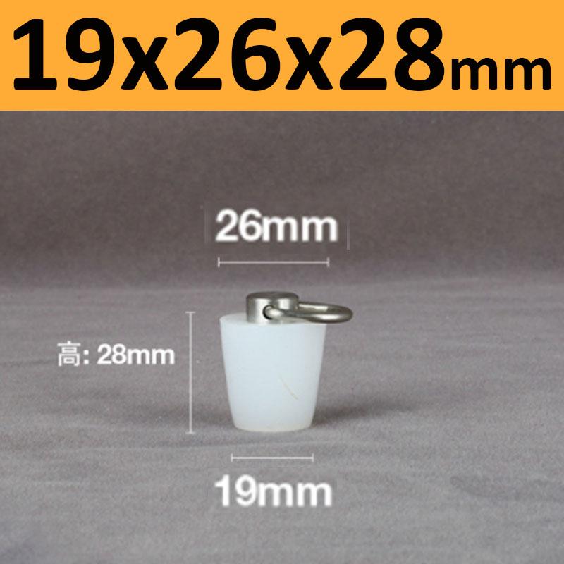 1Pcs Clear Conical Rubber Stopper HIGH TEMP Silicone Plugs Sealing Tapered Rubber Electroplating Paint With Steel D Shape Handle