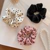 French Elegant Love Polka Dot Large Intestine Hair Band Women's Simple Ball Head Hair Tie Headband New Head