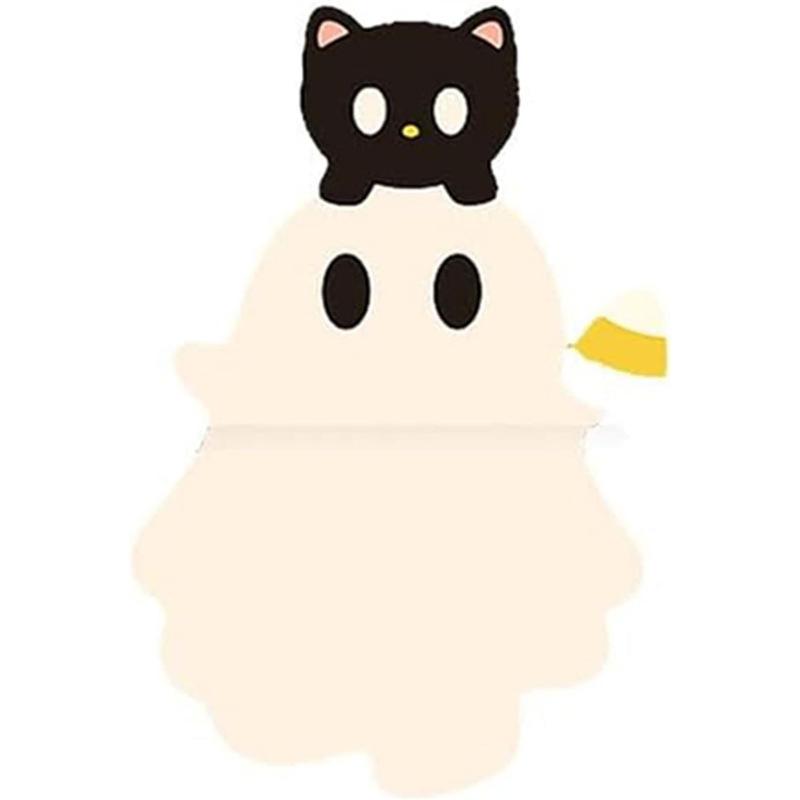 

1/6 Pcs Halloween Ghosts Series Mini Ghost Figures Model Mobile Phone Decor Cute Peel-and-Stick Design Toy Gift