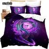 Boho Duvet Cover Dreamcatcher Rustic Floral Mandala Galaxy Duvet Cover Set Bohemian Native Ethnic Exotic Customs for Decorative