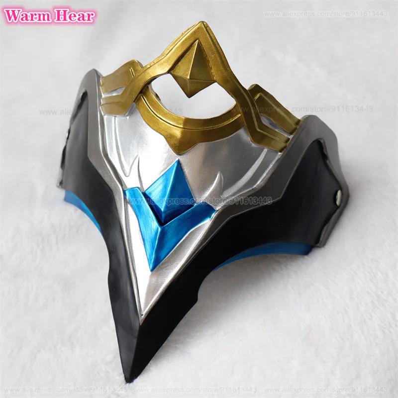 Fatui Synthetischer Doktor II Dottore Perücke Lang 50cm Hellblau Cosplay Anime Perücke Hitzebeständiges Haar Halloween Party Perücken + Perückenkappe