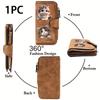 1PC Cute Cat Women's Long Wallet Multi-functional Wallet Portable Snap Button Coin Purse Ideal Gift for Cat Lovers Daily Commute Outdoor Travel Home