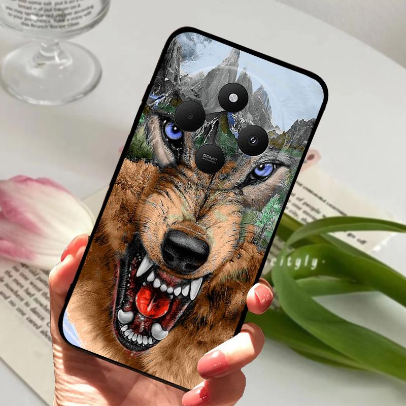 For Redmi 14R 5G Case 14 R Shockproof Silicone TPU Balck Matte Phone Cover For Xiaomi Poco C75 4G C 75 Protective Bumper Fundas