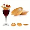 1Pc Wine Glass Topper Decorative Wine Glass Topper Coasters for Appetizers Tableware Home Wedding Party Supplies