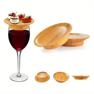 1Pc Wine Glass Topper Decorative Wine Glass Topper Coasters for Appetizers Tableware Home Wedding Party Supplies