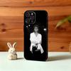 1-1pc S-Singer Michael Jackson Phone Case For iPhone17,16,15,14,13,12,Plus,Pro Max, 5G Others Soft Black Cover