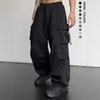 Overalls Men's Spring and Summer New Design High Street Loose Wide Leg Casual Pants