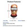 Skull Print Balaclava Face Mask, Ice Silk Cooling Breathable Sun Protection Full Face Cover for Cycling Running Hiking Outdoor Sports