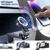Magnetic Phone Holder Airplane Cellphone Mount Travel Desk Phone Stand Flight Flexible Rotation Mount Train Seat Stand