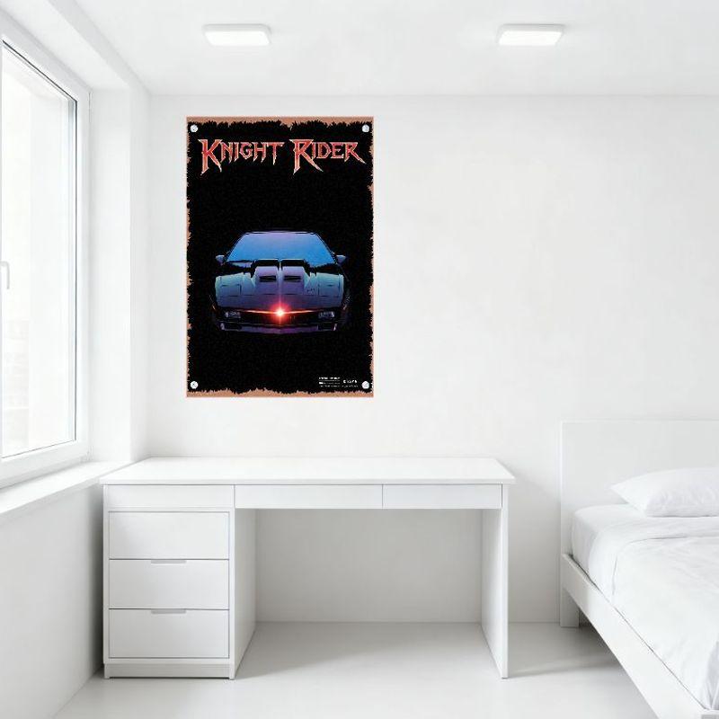 Knight Rider TV-program Metallplåtskylt Vintage Retro Väggdekor för Hem Bar Man Cave Estetisk 80-tals Popkultur Konstplakett