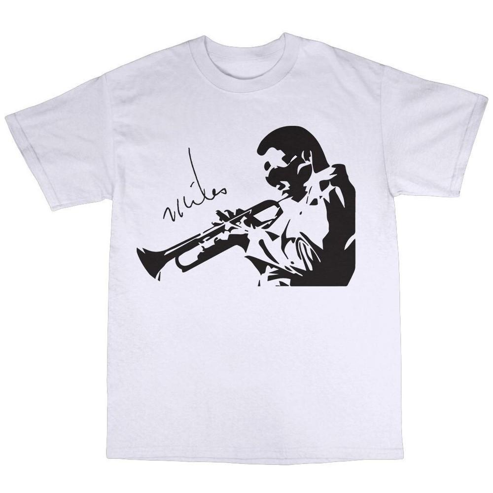 

Vtg Miles Davis Signature Heavy Cotton White All Size Unisex Shirt TR056 Unisex T-Shirt XXL