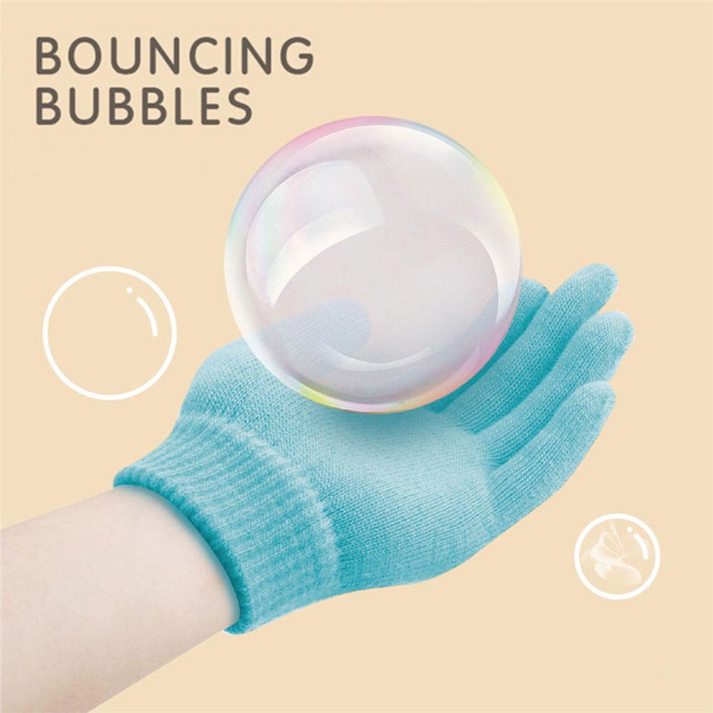 Smoke Bubble Machine Portable Elastic Bubble Fog Wand with Magic Smoke Effect Children Outdoor Bubble Toys Soap Bubbles Blower