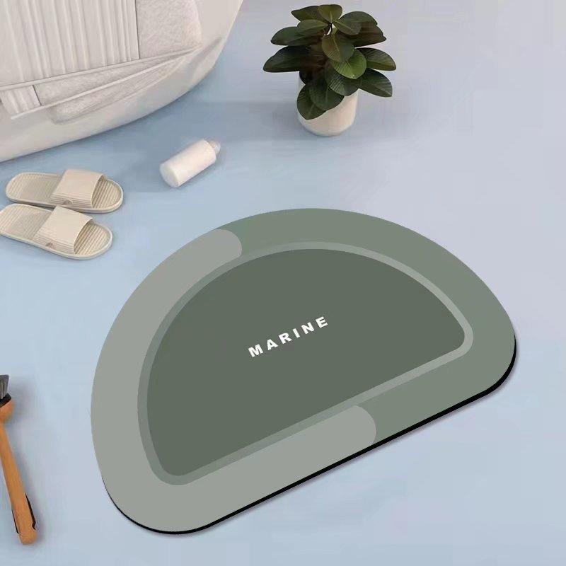 Floor Mat Entry Door Mat Balcony Kitchen Mat Toilet Toilet Door Mat Bathroom Absorbent Floor Mat Quick Drying Cushion