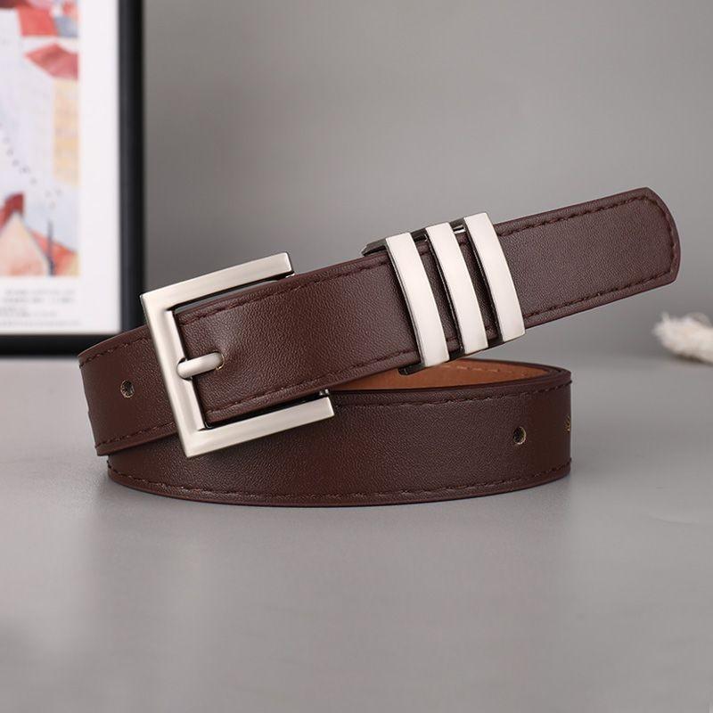 Womens Korean Classic Denim Jeans With Fashionforward Black Belt For Casual Outfits Chic