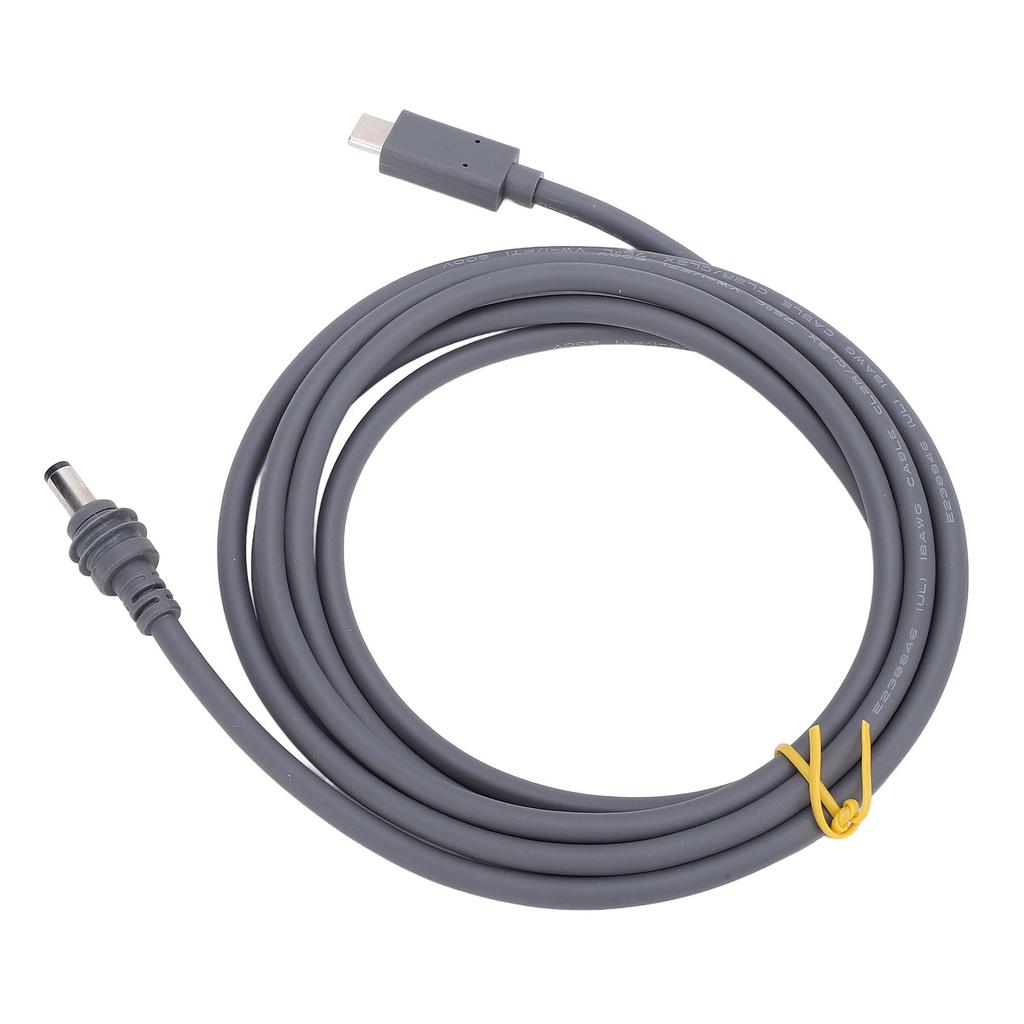 16ft USB C to DC Power Cord Water Resistant Type C Input to DC 20V 5A Barrel Jack Cord for 100W PD