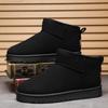 Large Size Platform Cotton Shoes Solid Color Comfortable Soft Warm Snow Boots