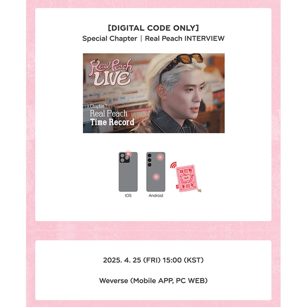 JAEHYUN - Real Peach LIVE [KOD CYFROWY+RÓŻOWA PŁYTA] + [FOTOBOOK]
