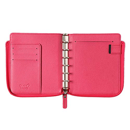 Quo Vadis System Organizer Cover [Mini 6 Size L Zip Cover] Timer14 Club Framboise QUOVADIS Timer14 qv93702rofran