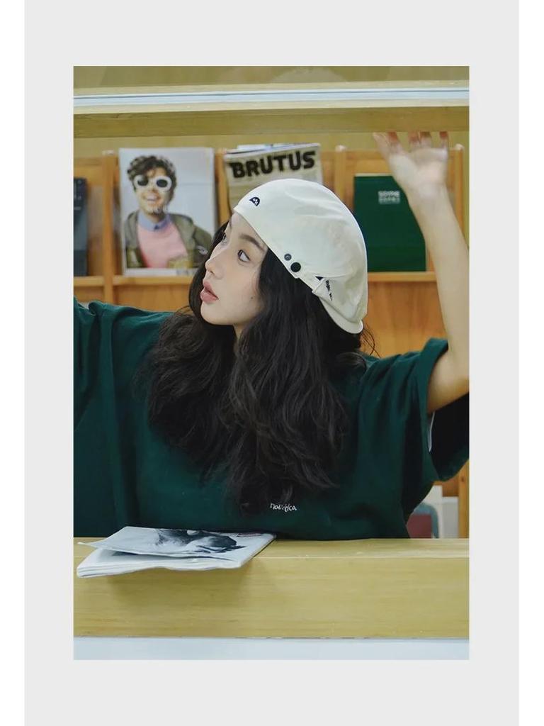 Unisexowy Retro Japoński Beret Newsboy: Wszechstronny letni kapelusz malarski