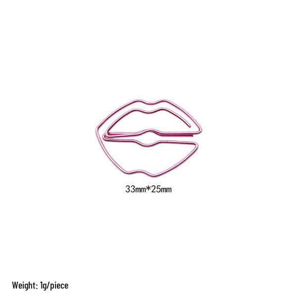 Electroplated Cartoon Insect & Plant Paper Clip Set for Organization