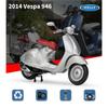WELLY 1/18 2014 VESPA 946 Motorcycle Model Toy Vehicle Collection Autobike Shork-Absorber Off Road Autocycle Toys Car
