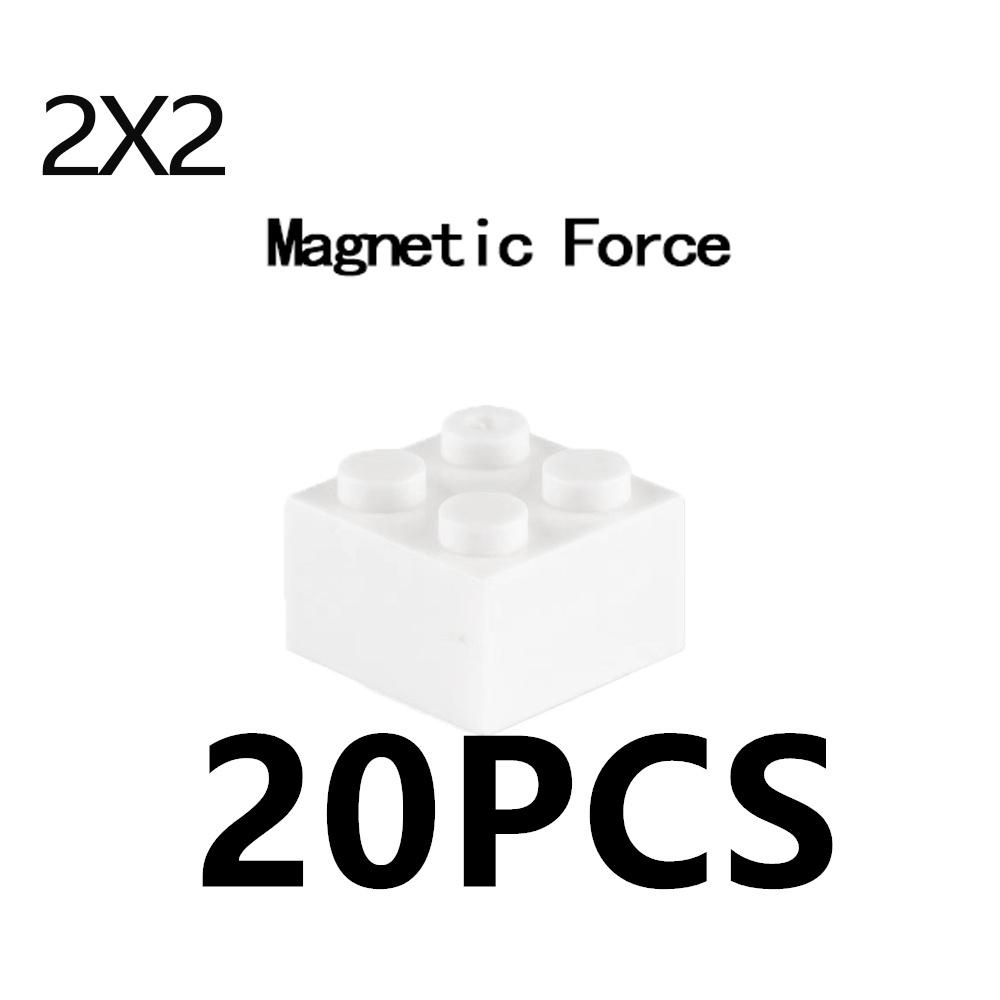 Pixel-Stil Mineral Magnet Welt Magnetische Bausteine Montage Ersatzteile Sensorisches Spielzeug für Kinder DIY Tierwürfel Grundplatte