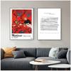 Matisse Simple Fashion Modern Chopin Music Score Home Decor Painting Posters and Prints Canvas Art Wall Picture for Living Room