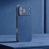 Precise Lens Hole Alcantara Phone Case for iPhone 17 Pro Max Air 16 Pro 15 14 Plus 13 12 Mini 11 Silicone Edge Full Coverage