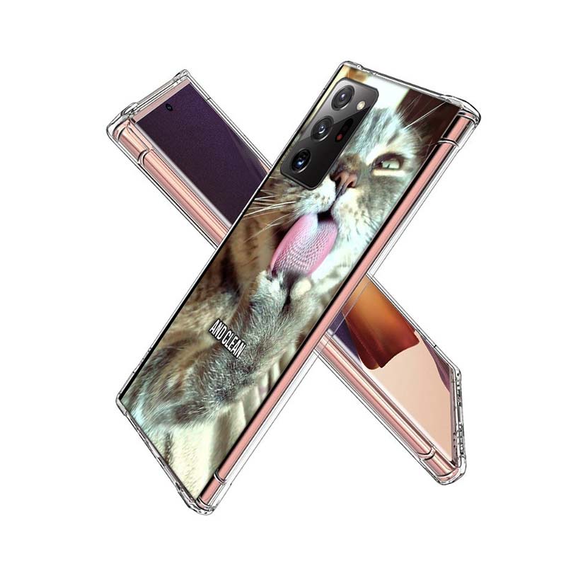 Pet Cat Funny Memes Phone Case for Samsung A55 A35 A25 A15 A07 A05S A16 A17 A26 A36 A37 A56 A57 Galaxy Note 20 10 A50S A71 A51 A