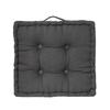 Coussin De Sol 40 X 40 Cm Horizon Uni Gris