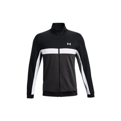 Storm Color Block Striped Logo Zip Baseball Jacket Men Jackets Black 1370123-001