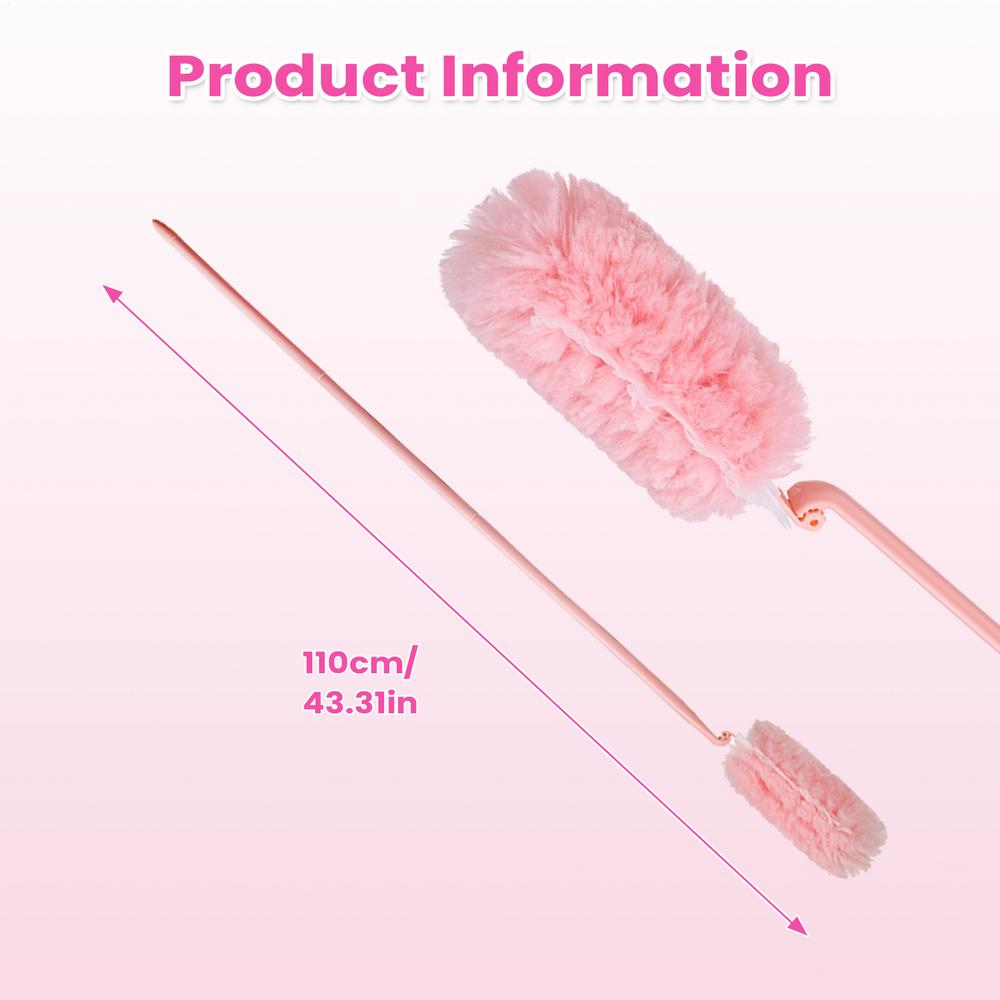 Dusters For Cleaning Furniture Duster Foldable Dusting Wand Adjustable Head Handheld Cleaning Tools For Furniture Keyboard Bed
