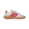 Adidas Barreda Decode Leather Suede Versatile Lightweight Comfortable Fashion Low-Top Training Shoes Kids Training Shoes Off-White Bright-Red JQ8855