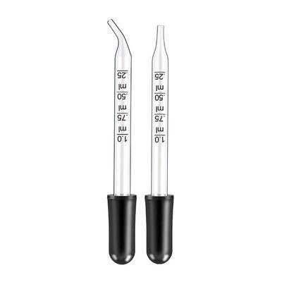 Gotero de Medicina Reutilizable de Vidrio Goteros para Líquidos Medicinales Aceites Esenciales Capacidad 1ml/0.04oz Uso Doméstico