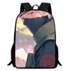 NARUTO Cartoon 15-inch Lightweight Backpack With Adjustable Shoulder Straps Kids Daily School Bag For Boys Girls Age 5-9