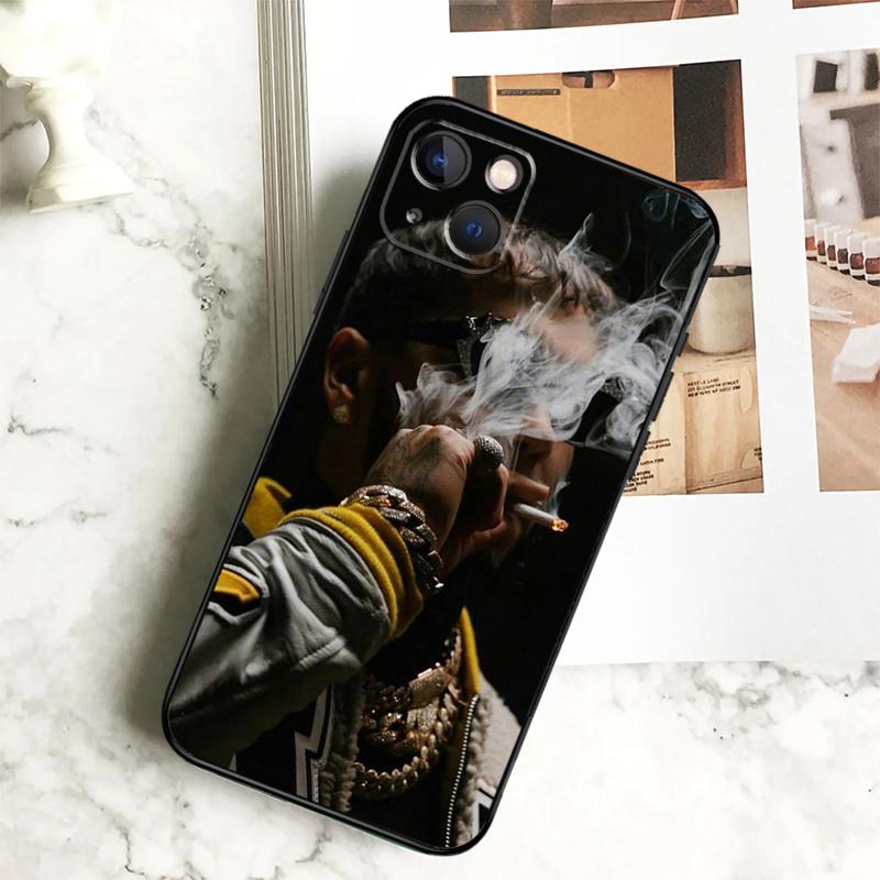 Anuel AA Case For iPhone 11 12 13 14 15 16 Pro Max Plus 12 13 Mini X XR XS Max 7 8 Cover Coque