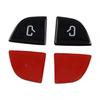 Carbon Fiber Material Window Switch Decor Easy Installation Kit