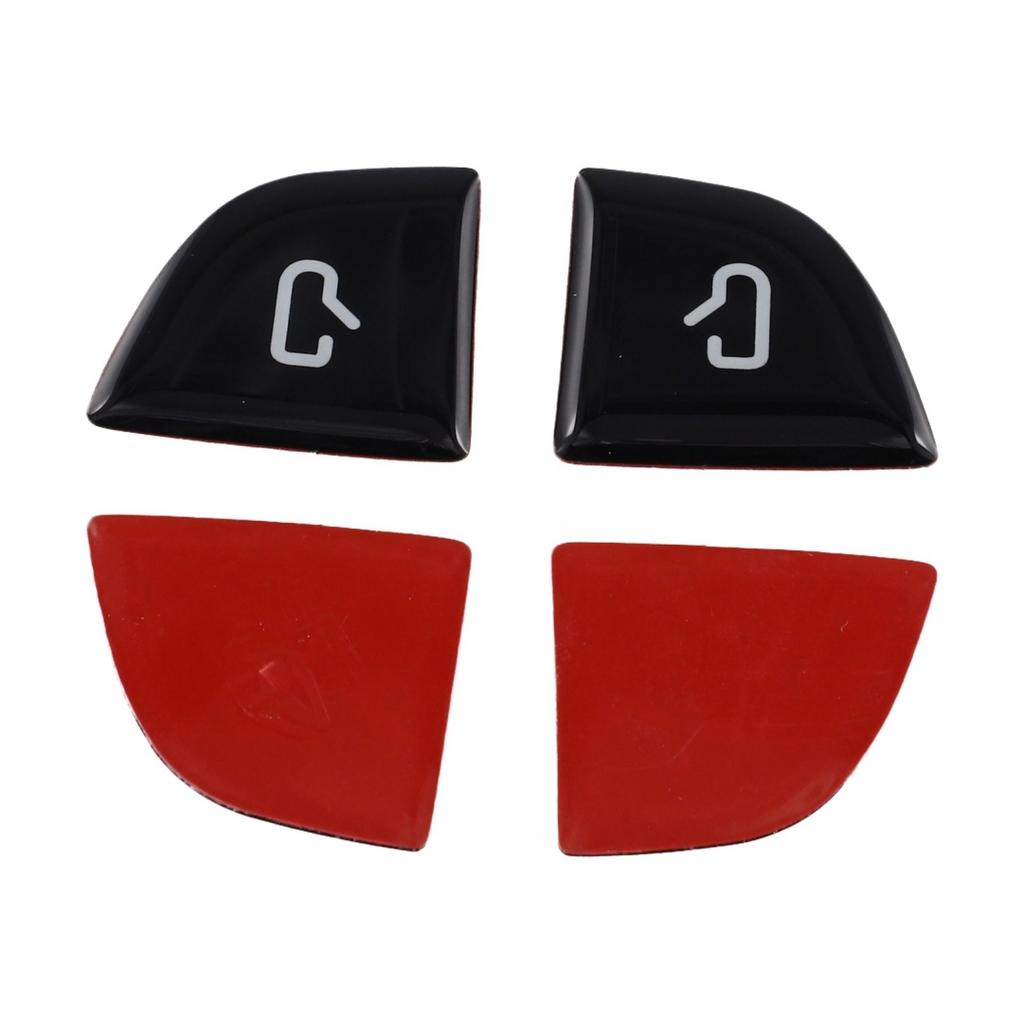 Carbon Fiber Material Window Switch Decor Easy Installation Kit