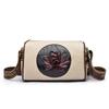 Lotus Print Women's Crossbody Bag: Elegant Autumn/Winter Phone Bag In National Style