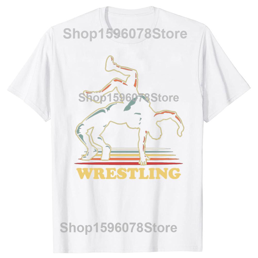 Funny Wrestling Sports Graphic Tshirts Men Womens Fashion Casual Tshirt 100 Cotton Loose Oversized T Shirt Summer
