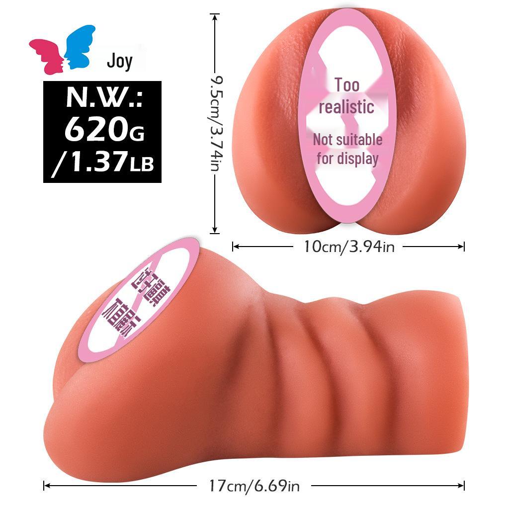 Veselá barva Dospělý Letecký šálek Sexuální hračka s formou vagíny a zadku pro muže