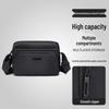 Men's Lightweight Crossbody Bag: Casual, Simple, Large Capacity, Multi-Compartment, Trendy Shoulder Bag.